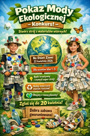 Konkurs &bdquo;Pokaz Mody Ekologicznej&rdquo;!